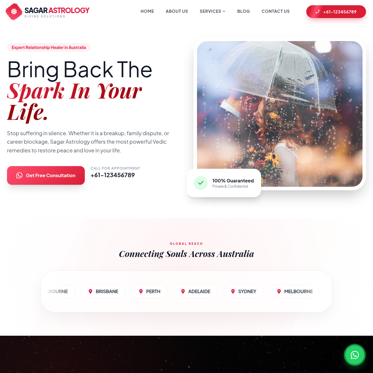Astrologer Website Design 17