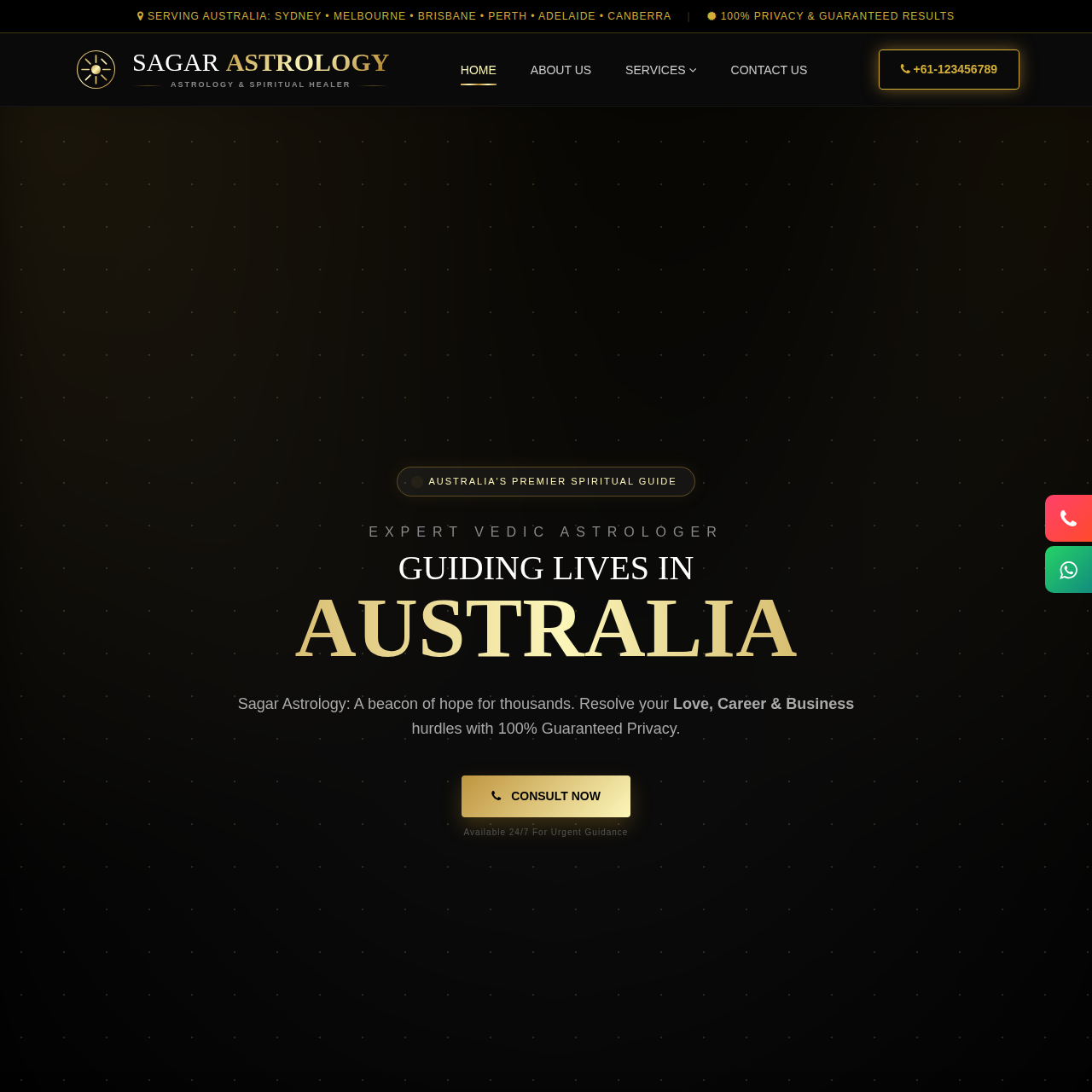 Astrologer Website Design 19
