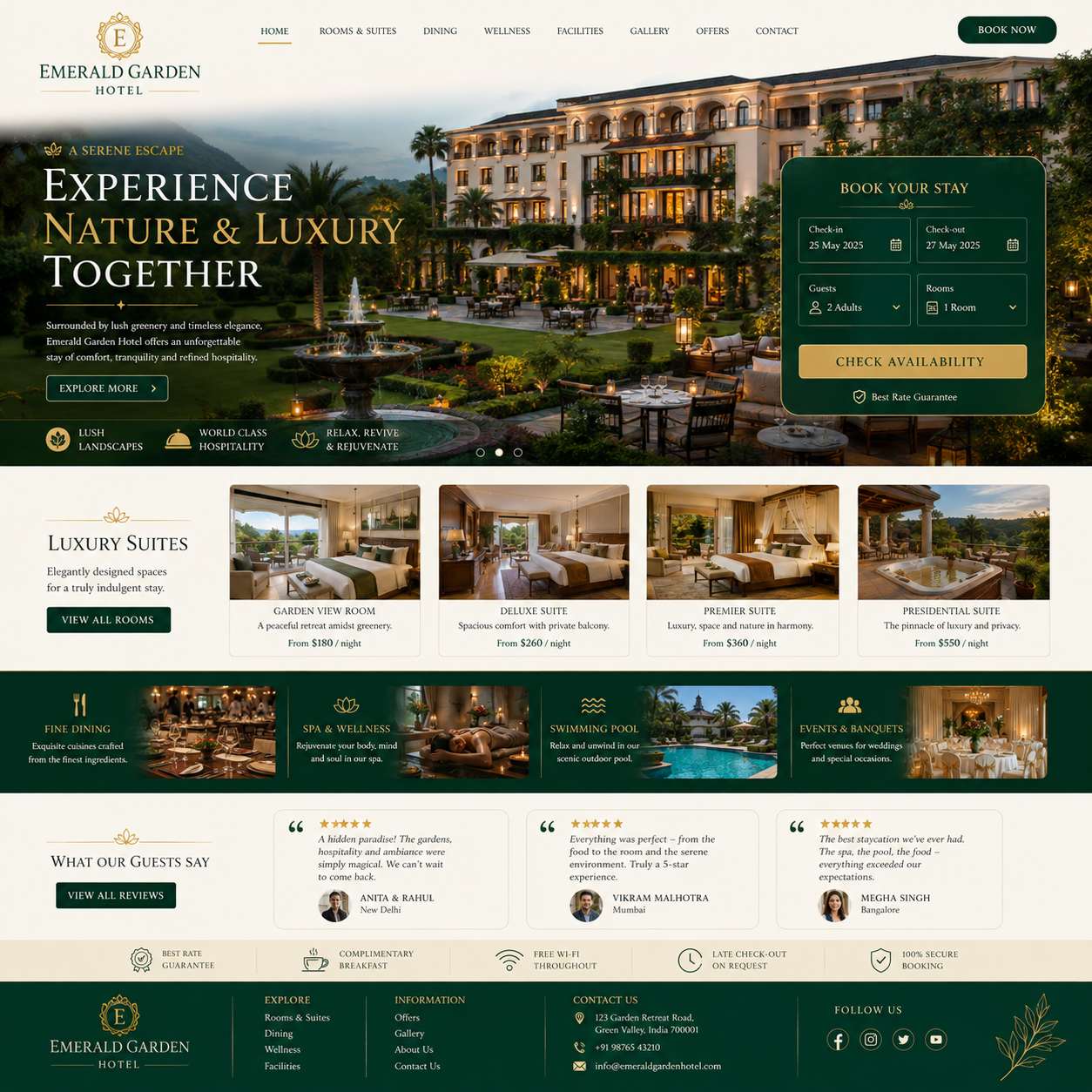 Hotel Website Design