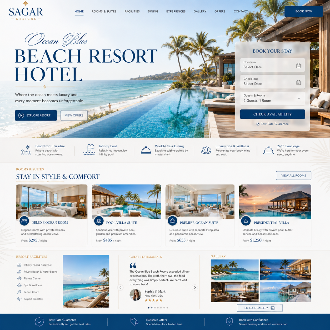 Hotel Website Design