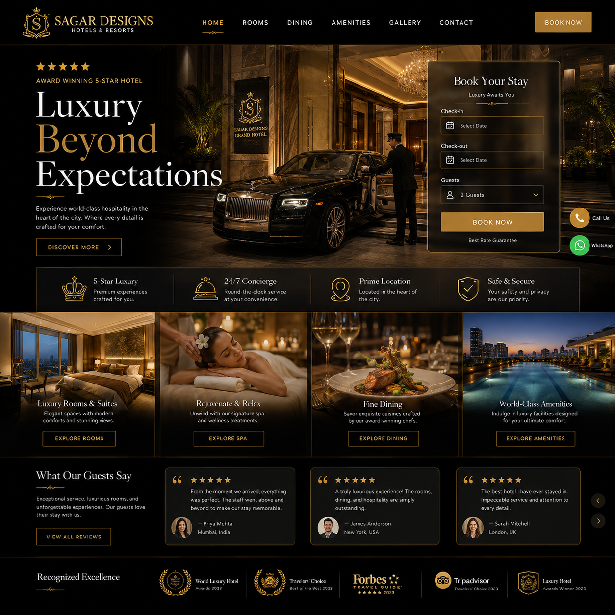 Hotel Website Design