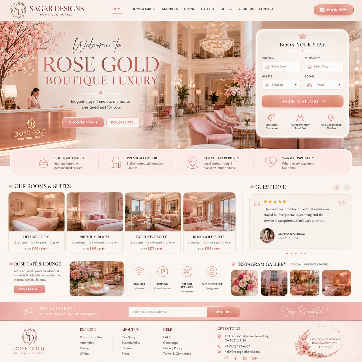 Hotel Website Design