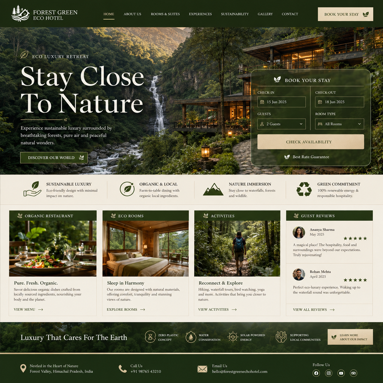 Hotel Website Design