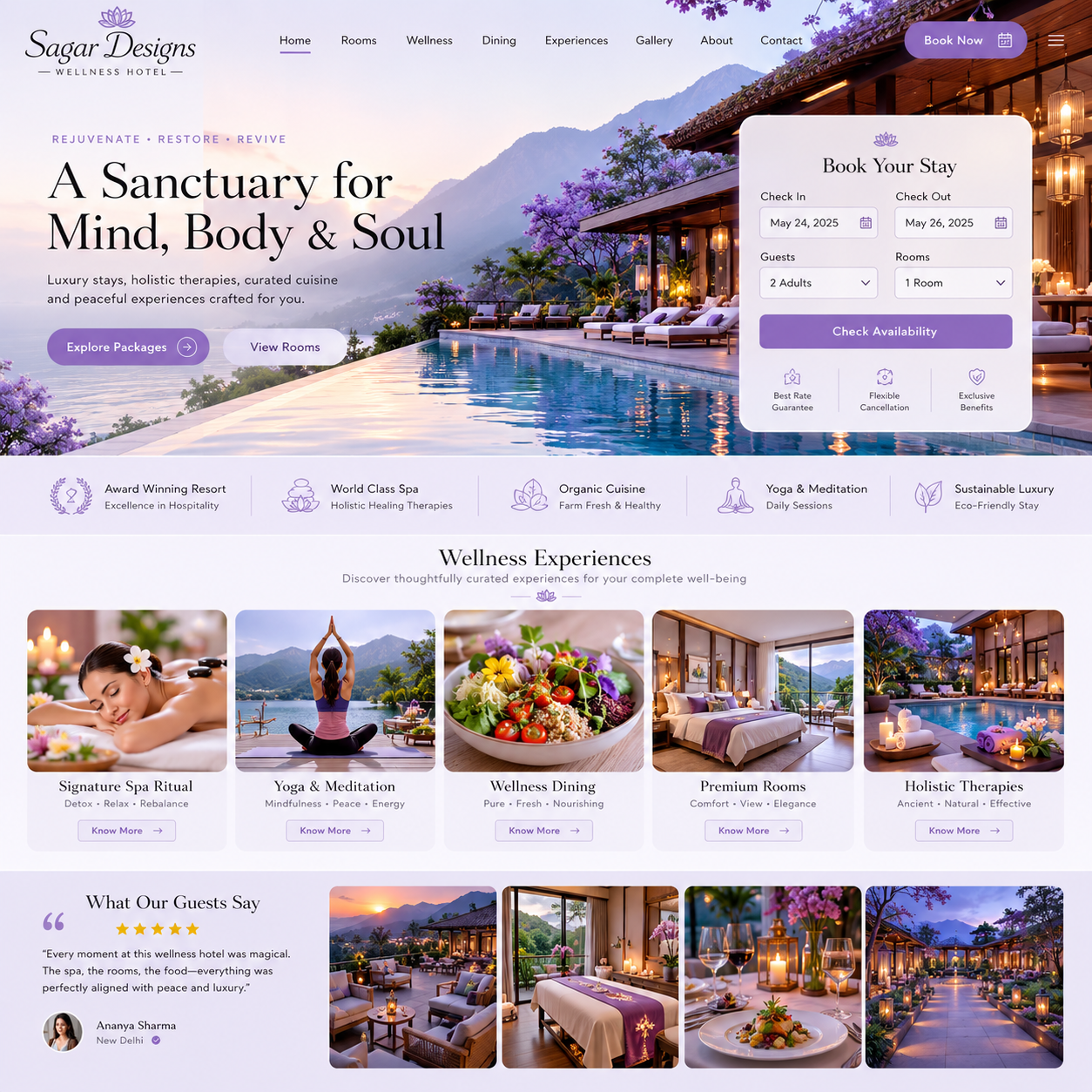 Hotel Website Design