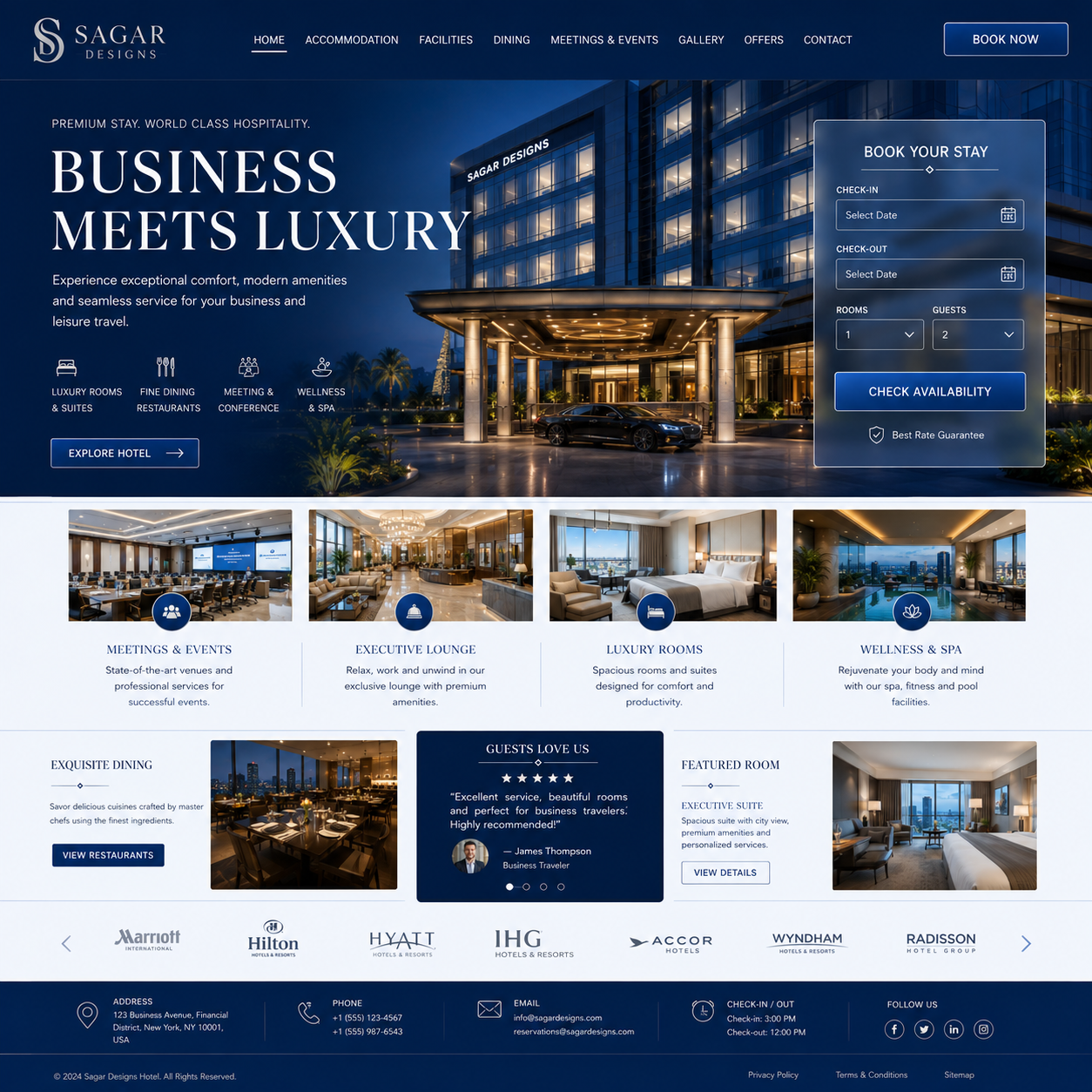 Hotel Website Design