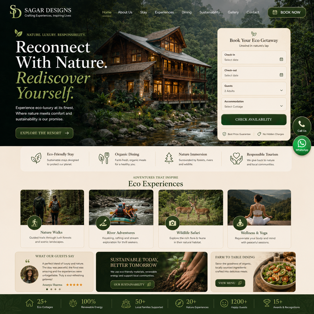 Resort Website Design