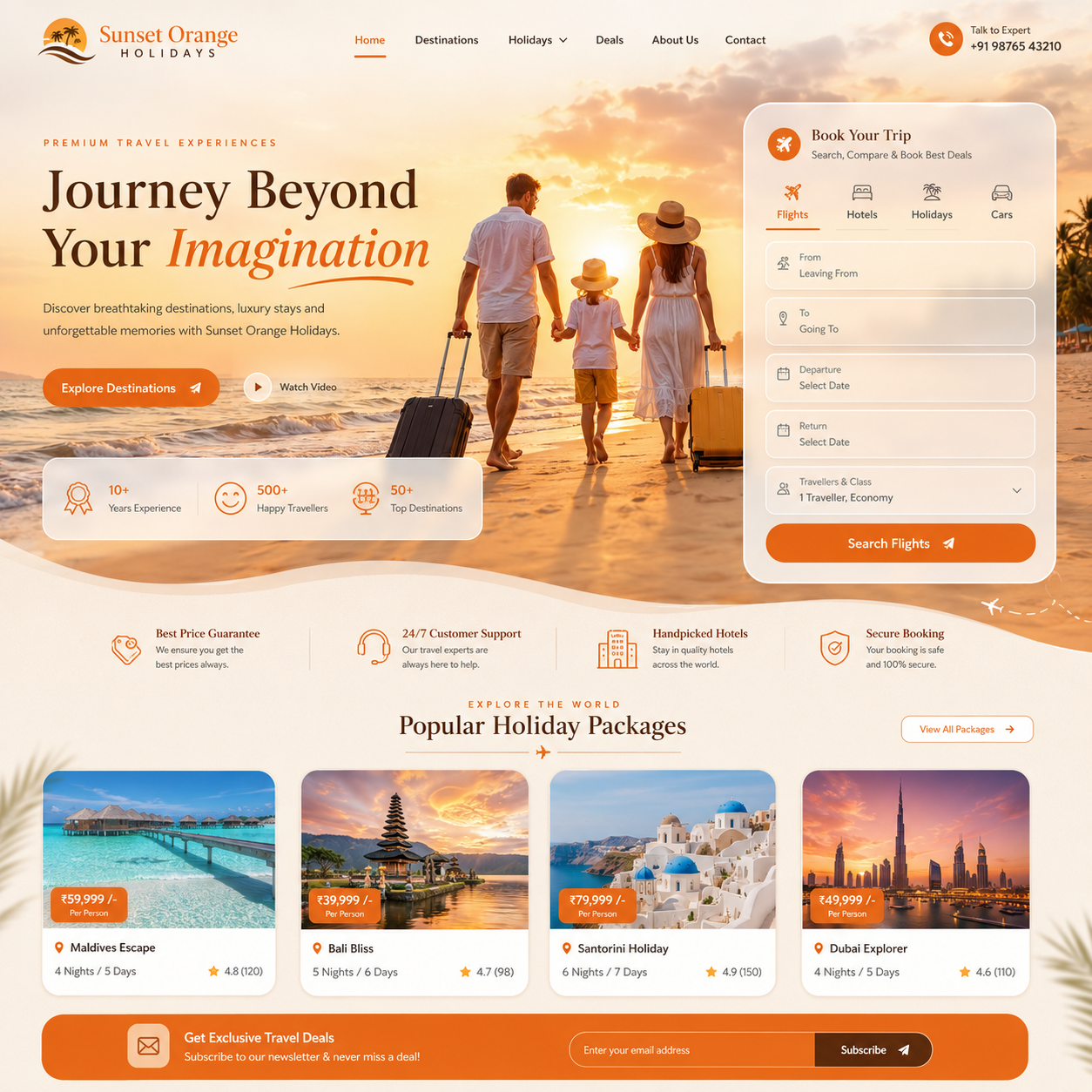 Tour & Travels Website Design